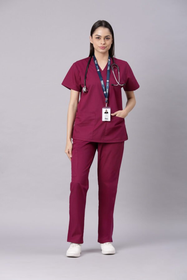 WOMENS V-NECK SCRUB SET(867-862)