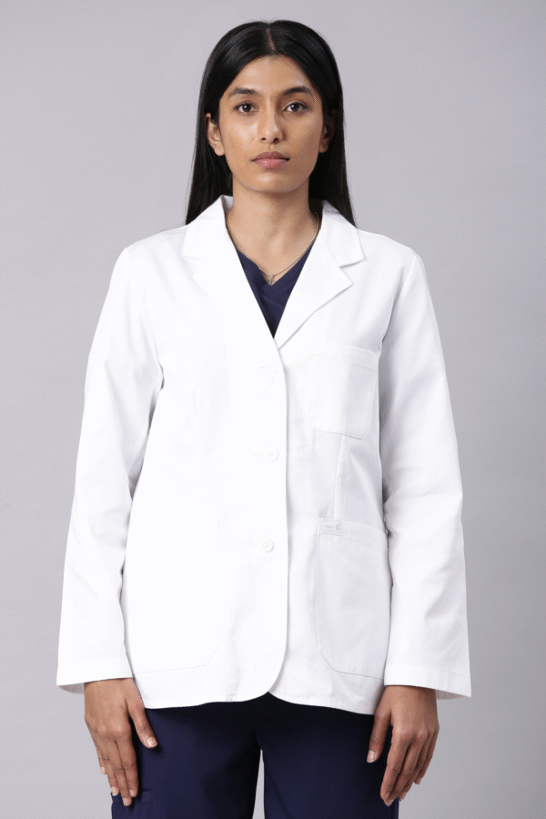 premium women full sleeve lab coat
